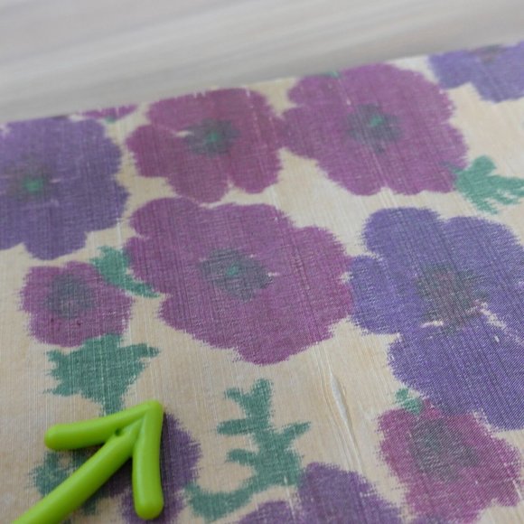 VINTAGE Floral Clutch Purple Neutral Purse Rhinestone Casual‎ Retro 90s Waldman - Picture 10 of 16